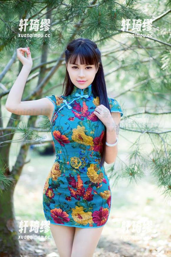 TuiGirl推女郎 - 艾栗栗穿旗袍，图集真的是太好看了，下载按钮我为啥手抖得这么厉害呢！